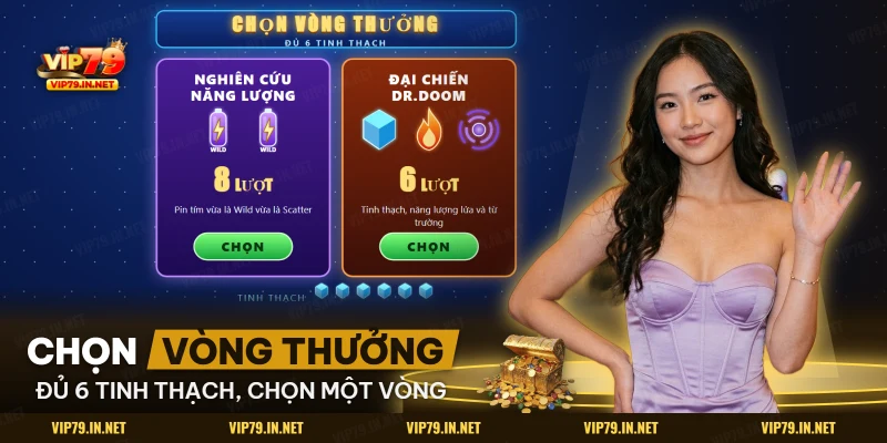 Hai vòng thưởng Nghiên cứu năng lượng và Đại chiến Dr.Doom hiện ra khi đủ sáu tinh thạch